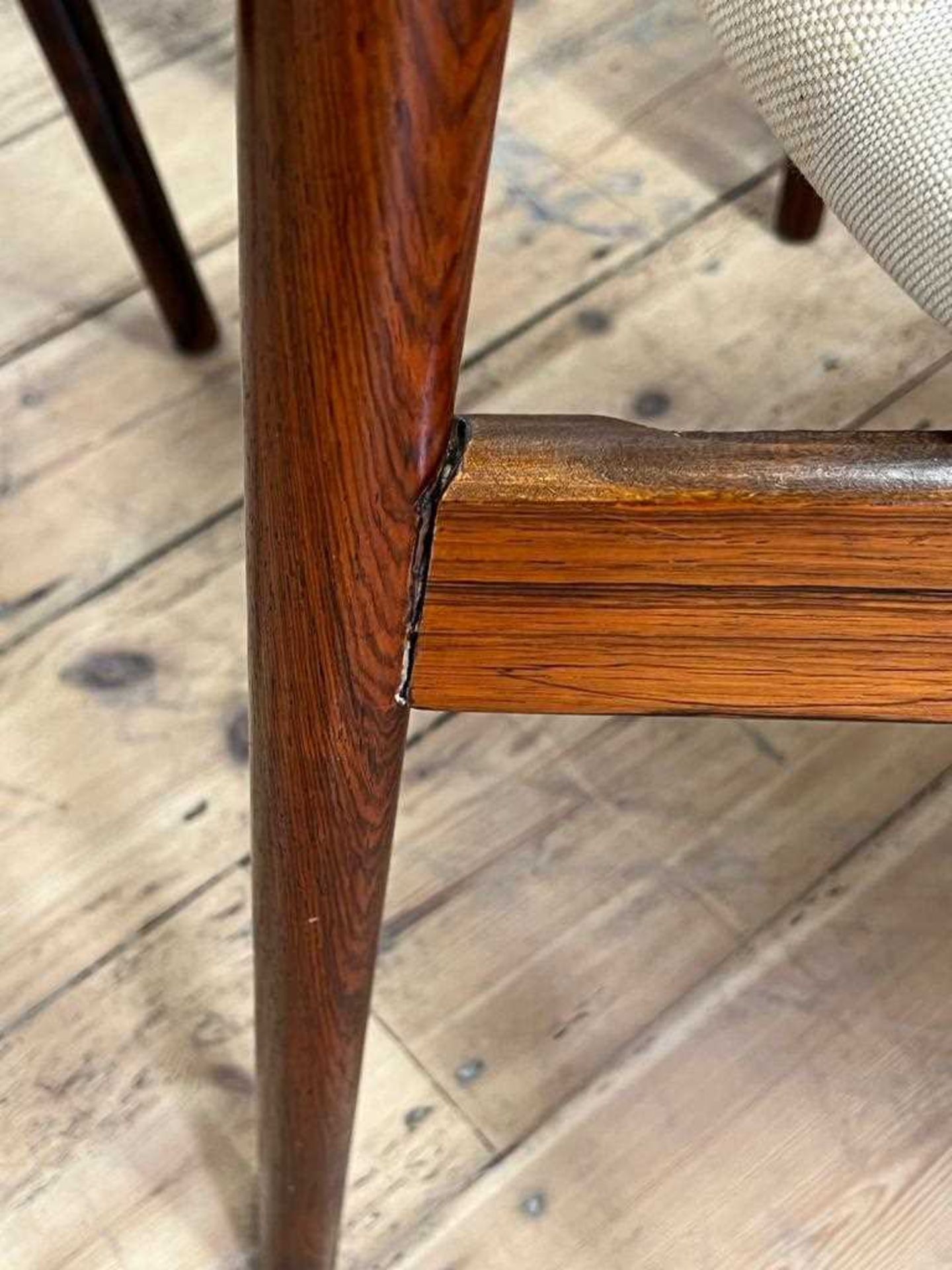 A set of ten Danish 'Model 460' rosewood dining chairs, - Image 3 of 8