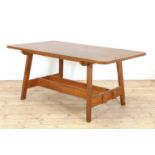 A Cotswold oak refectory table,