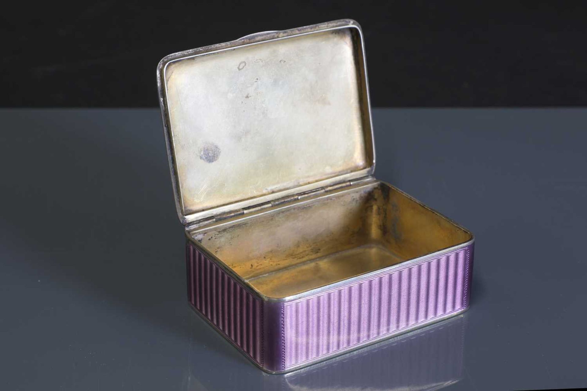 A Norwegian enamelled silver box, - Bild 3 aus 6