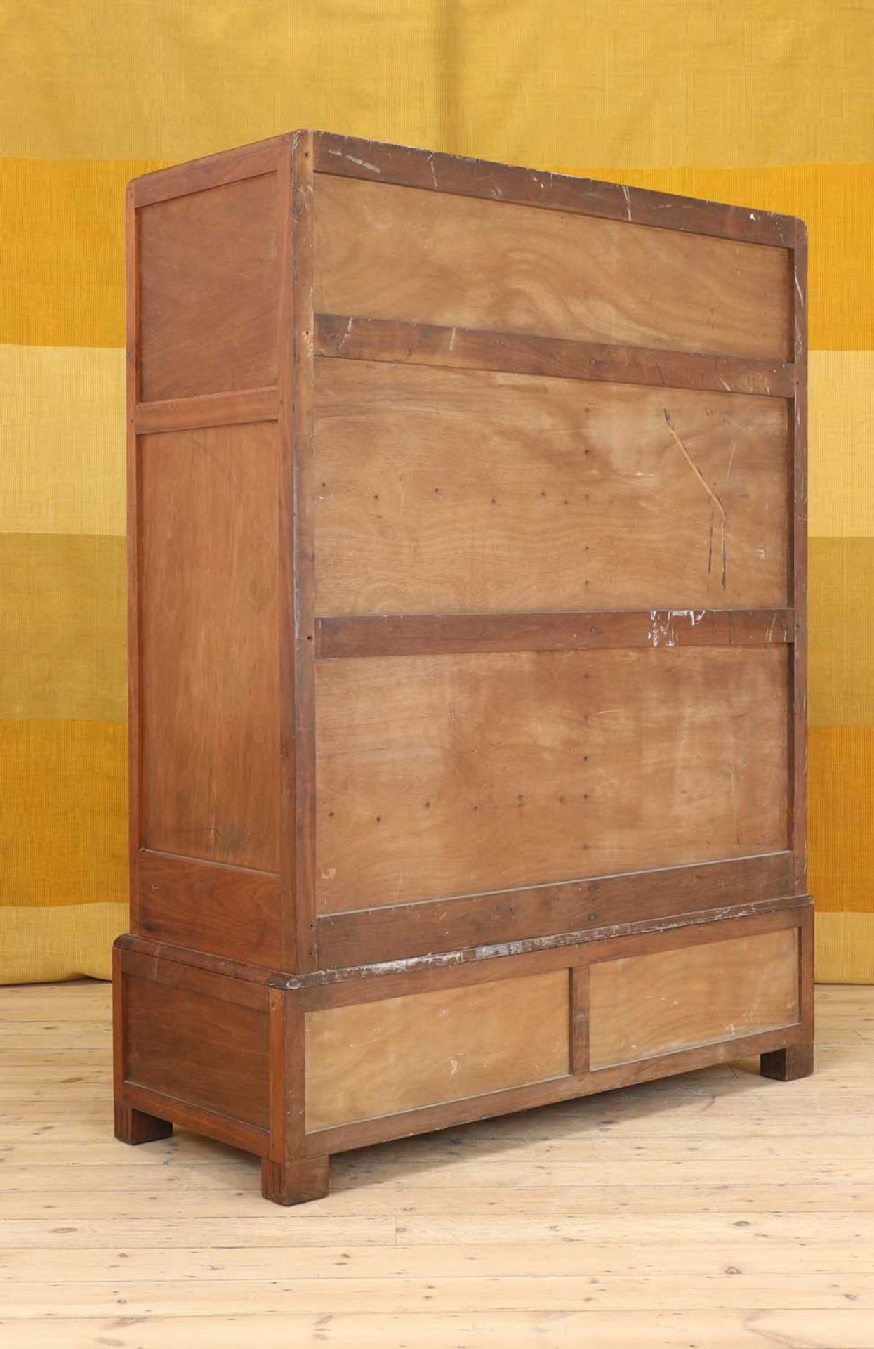 An Art Deco Token Works mahogany and cedar wardrobe, - Image 5 of 5