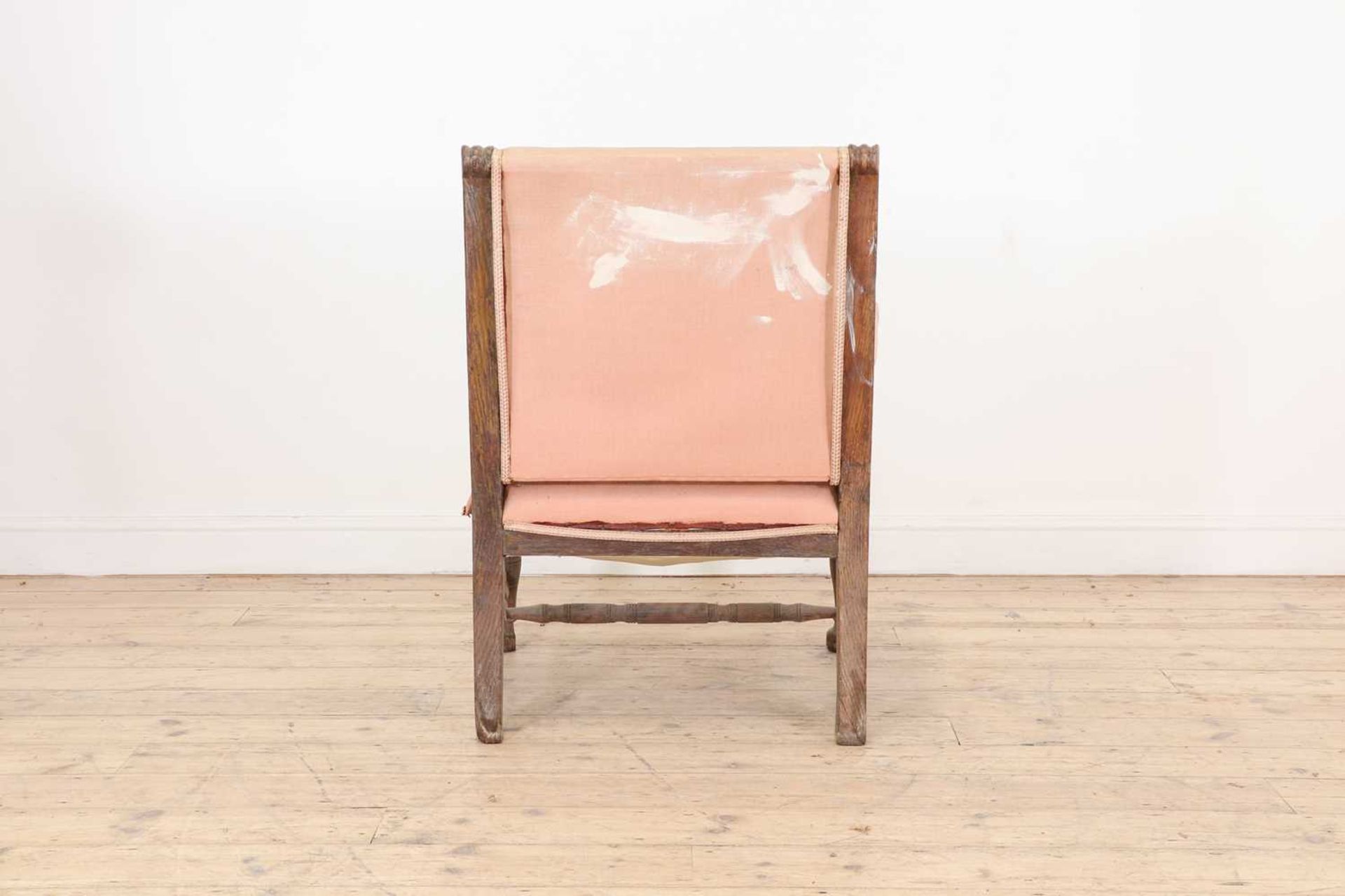 An oak armchair, - Image 2 of 11