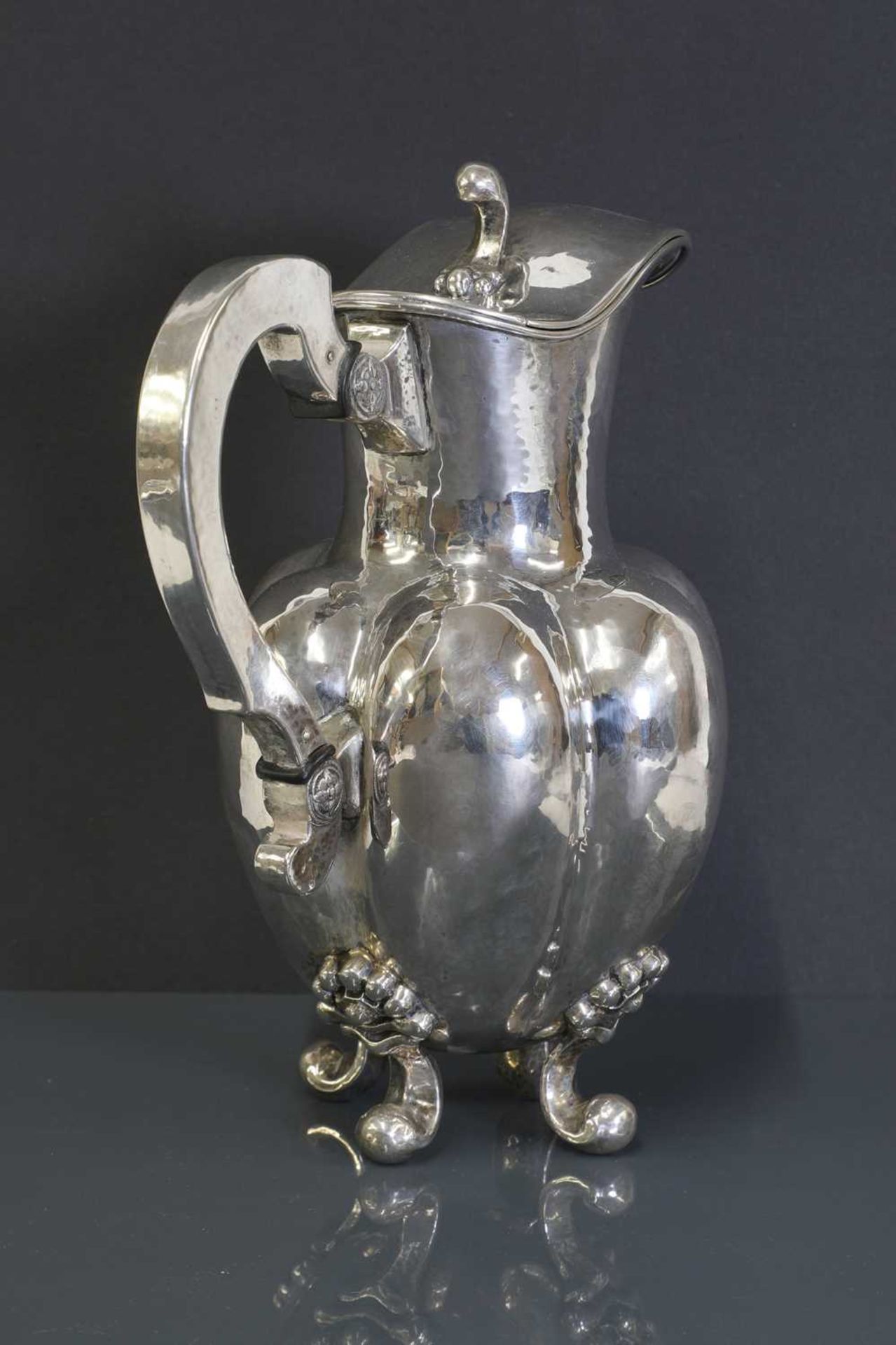 A Norwegian silver coffee pot, - Bild 6 aus 8