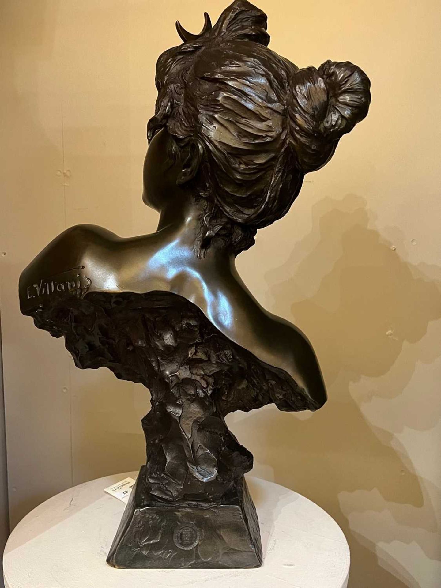 A bronze bust of 'Diane', - Image 12 of 16