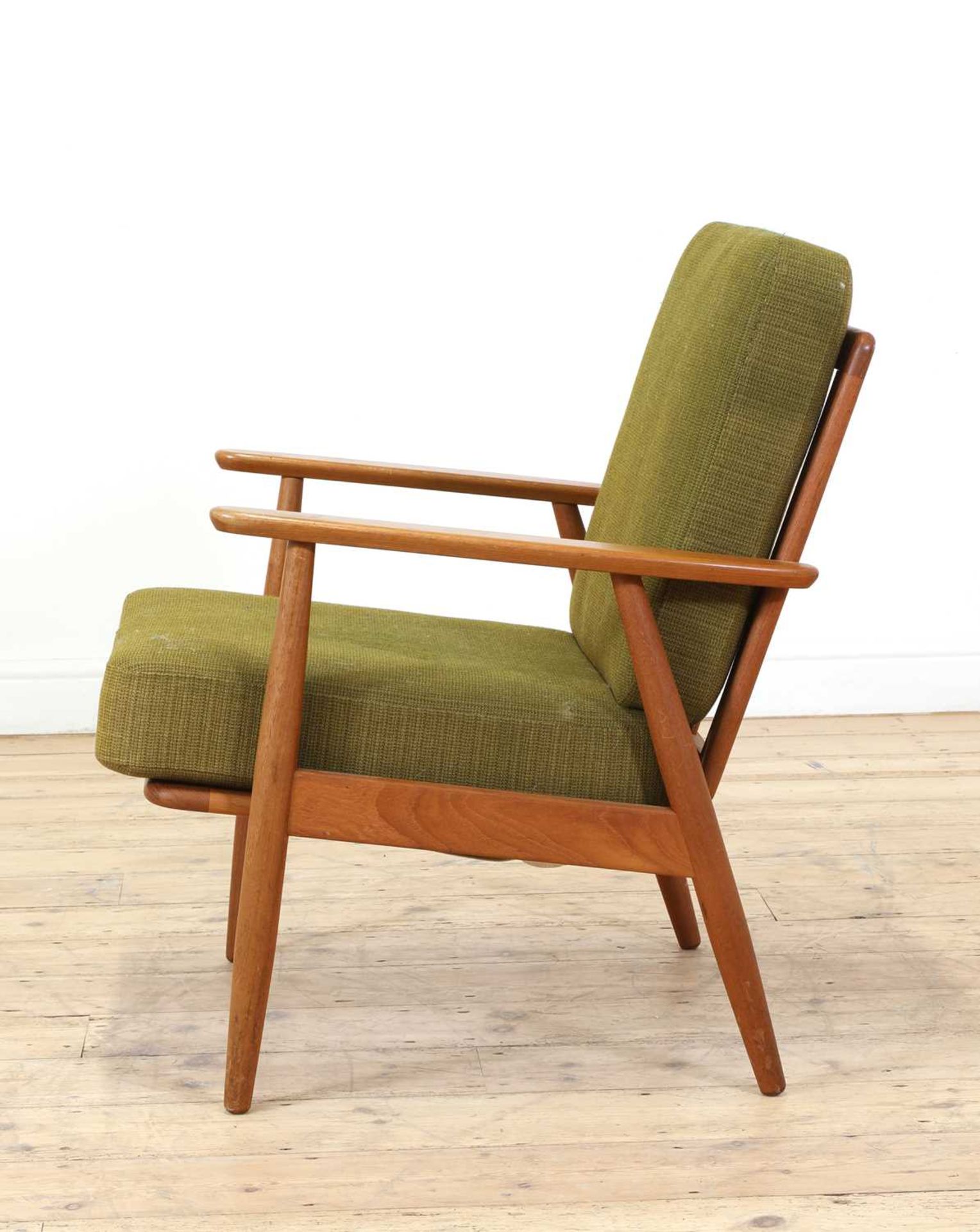 A Danish teak lounge chair, - Image 2 of 4