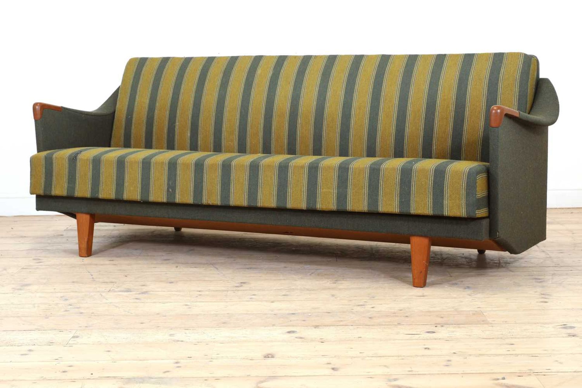 A Danish sofa bed,