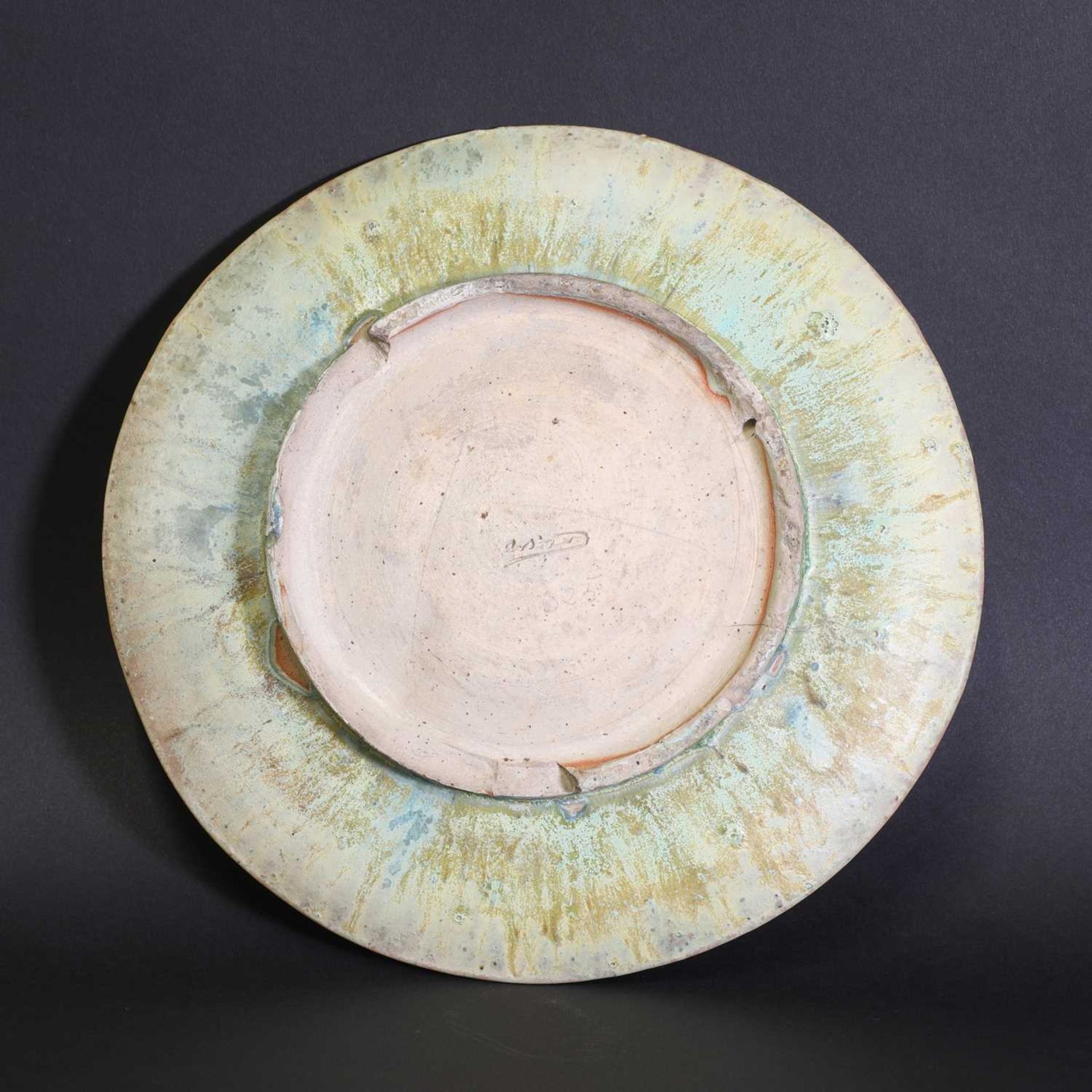 A French glazed stoneware dish, - Bild 3 aus 11