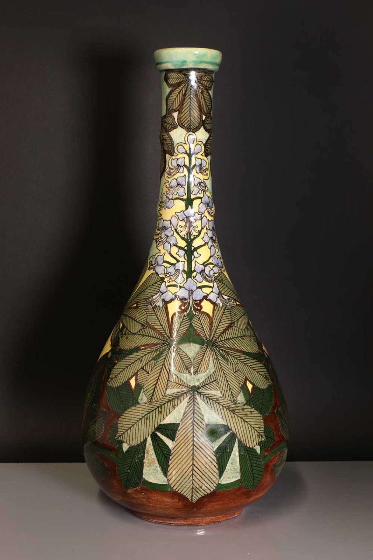 A Brantjes Faïence de Purmerende art pottery vase,