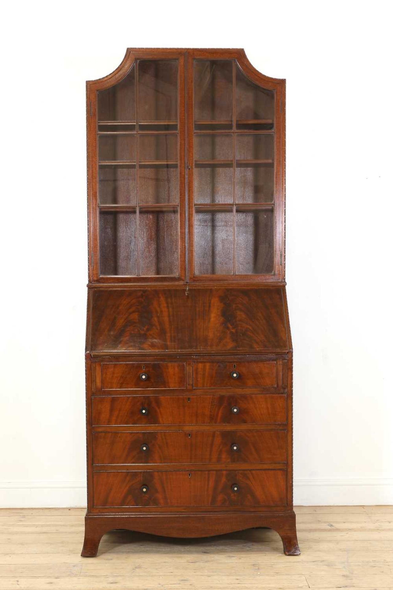 An Heal's & Co. mahogany bureau bookcase, - Image 3 of 3