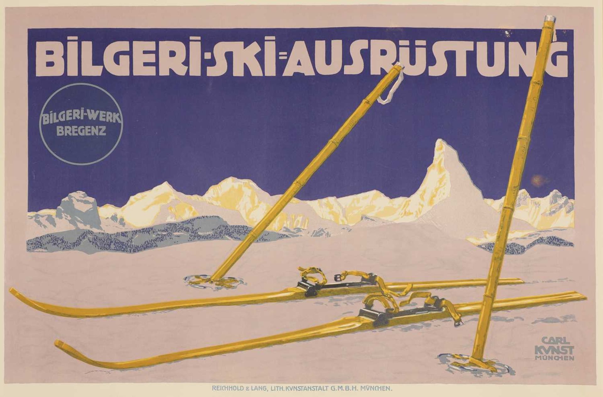 A German travel poster,