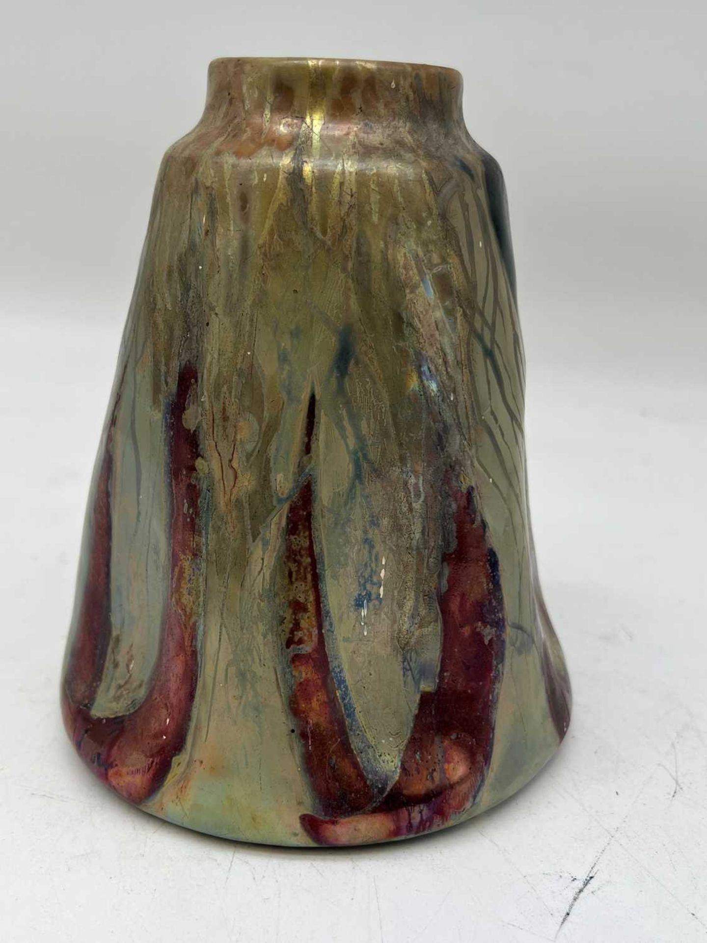 A Clément Massier 'Golfe-Juan' iridescent lustre vase, - Image 6 of 11