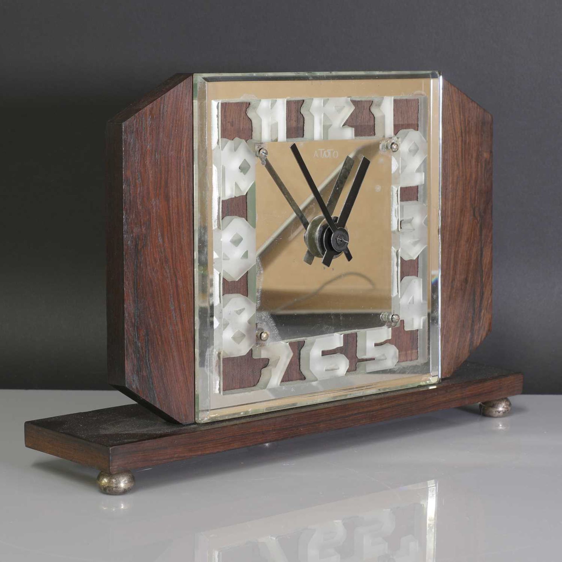 An Art Deco ATO Clock Company mantel clock, - Image 2 of 3