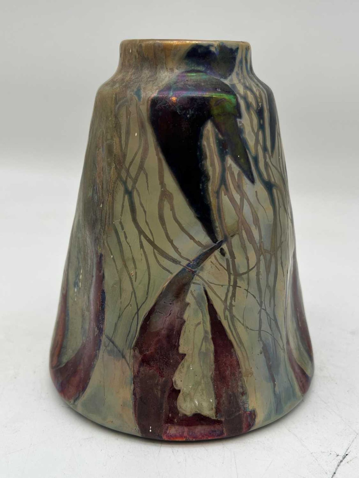 A Clément Massier 'Golfe-Juan' iridescent lustre vase, - Bild 4 aus 11