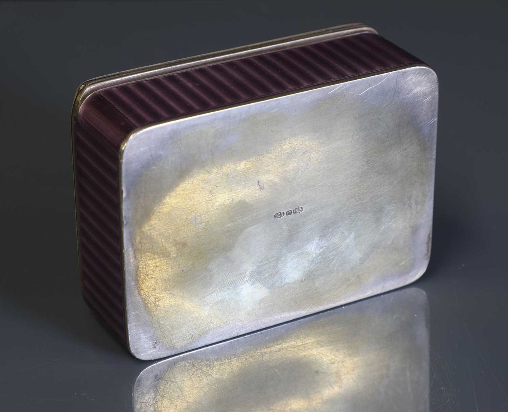 A Norwegian enamelled silver box, - Bild 6 aus 6