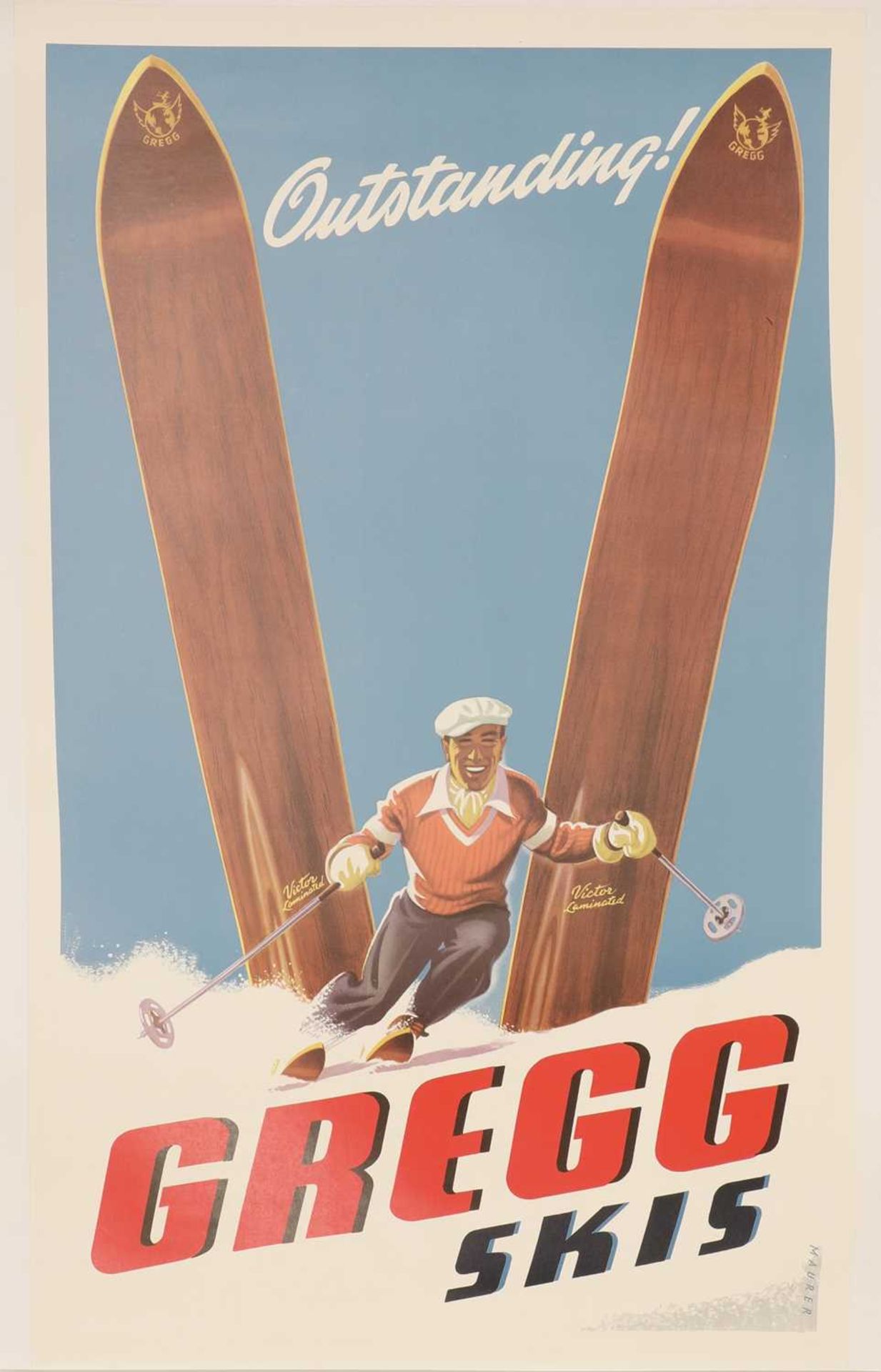An American advertising poster,