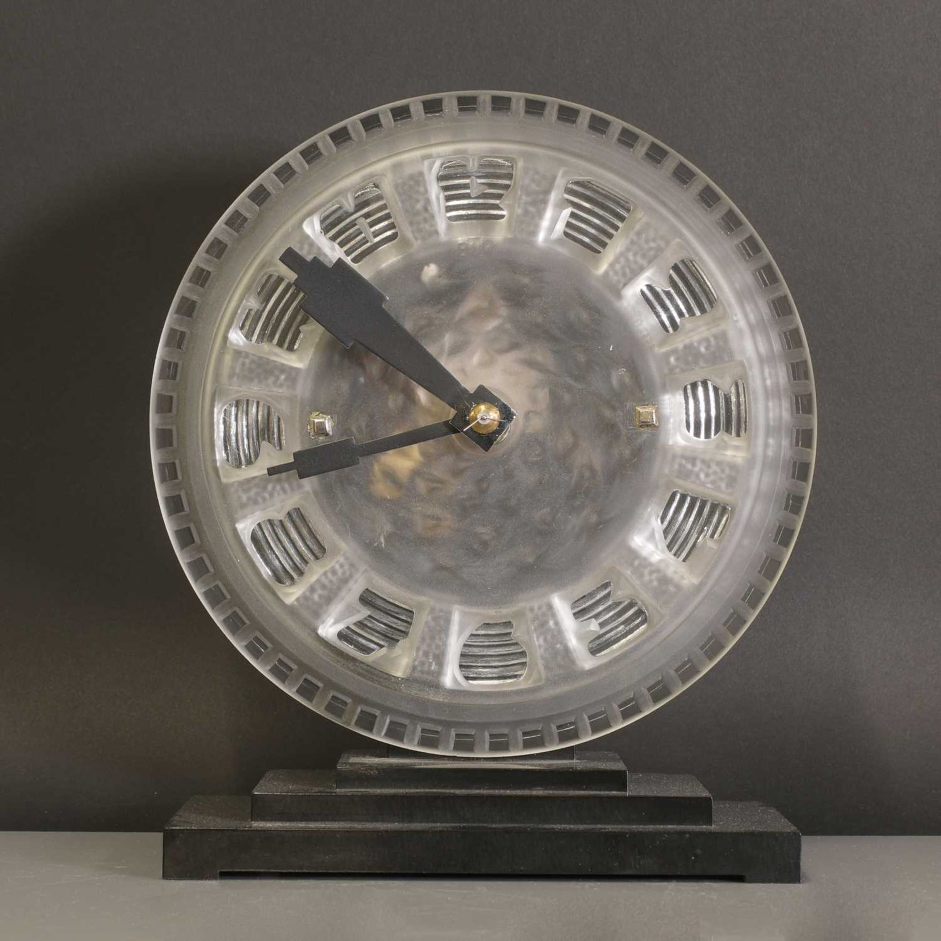 An Art Deco ATO Clock Company desk clock,