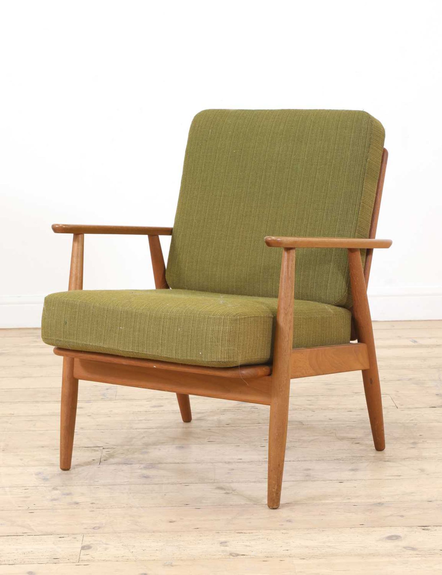 A Danish teak lounge chair,