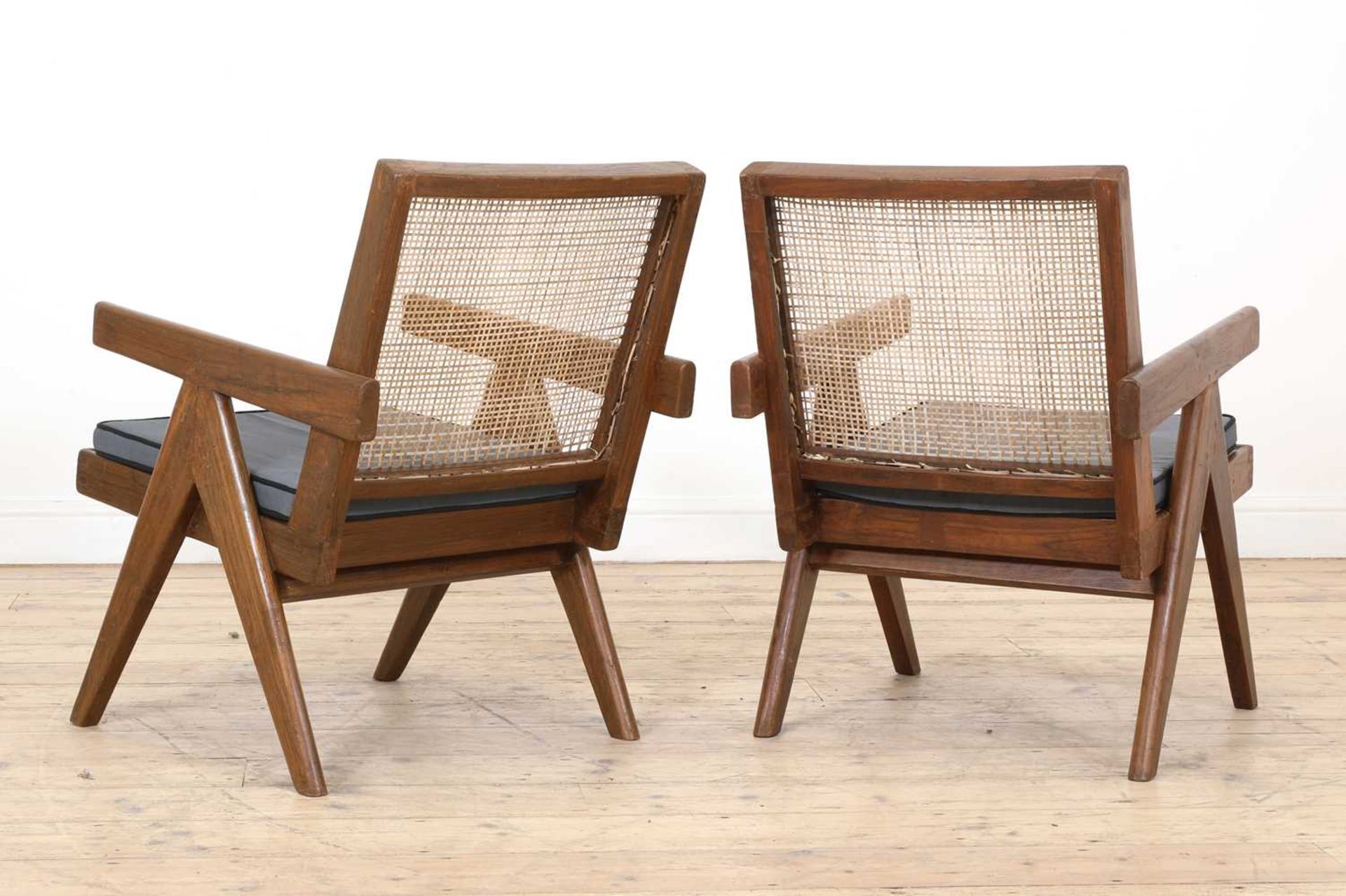 A pair of teak 'Low Easy Chair' armchairs, - Image 4 of 24