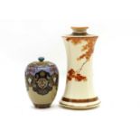 A Japanese Kutani vase,