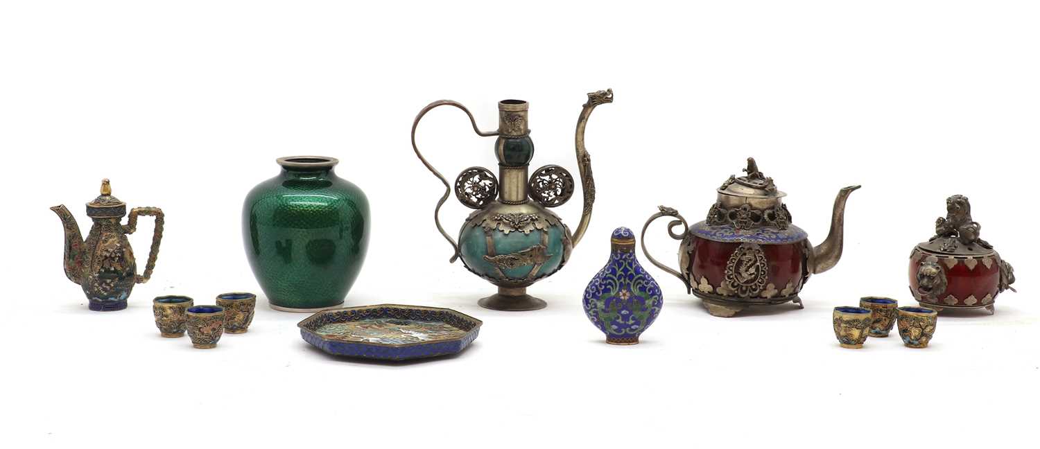 A collection of Asian metal wares - Image 2 of 4