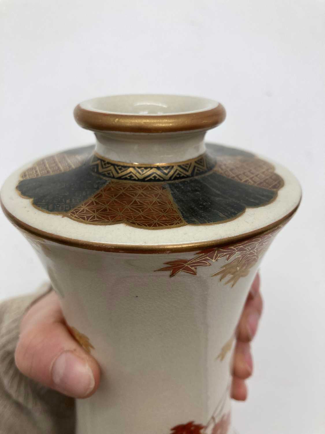 A Japanese Kutani vase, - Image 17 of 29