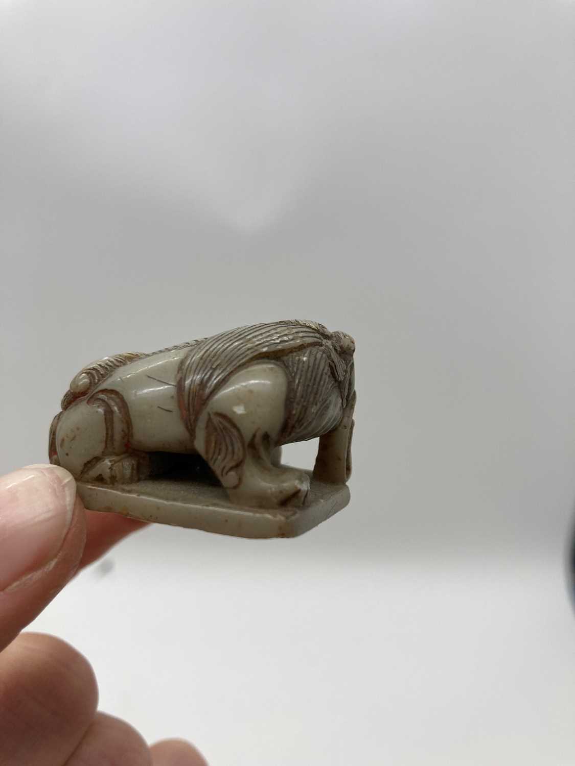 A Chinese soapstone carving, - Image 40 of 46