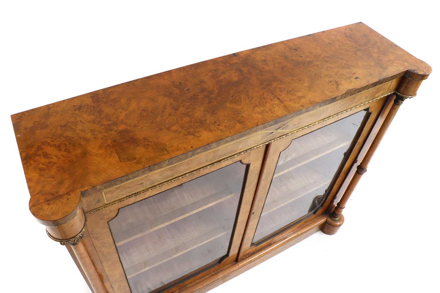 A walnut and gilt metal mounted credenza - Image 3 of 4