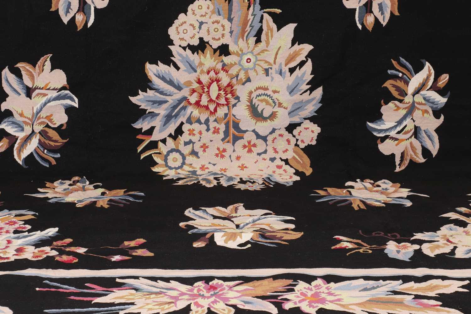 A needlepoint carpet of Aubusson design, - Image 2 of 4