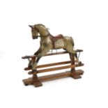 A late Victorian rocking horse
