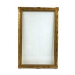 A large giltwood and gesso picture frame