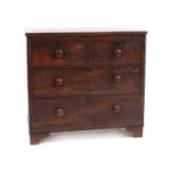 A Victorian mahogany chest of drawers