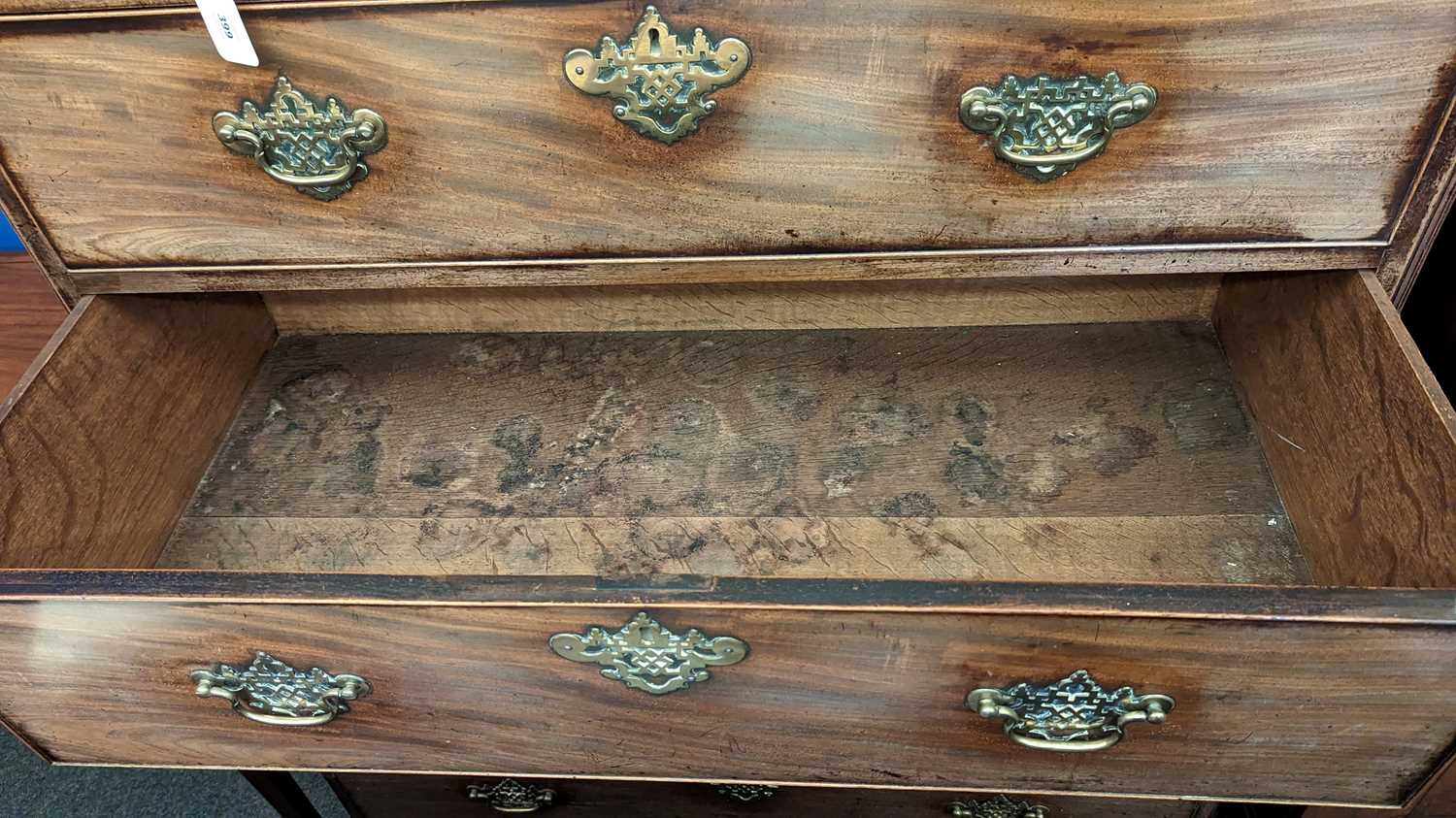 A George III mahogany chest on chest, - Image 4 of 34