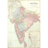 A map of India,