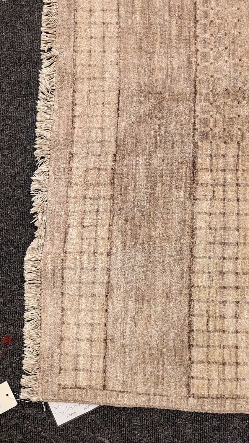 A modernist wool rug of square shape, - Image 8 of 19