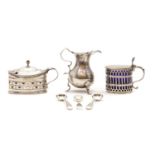 A George II silver cream jug