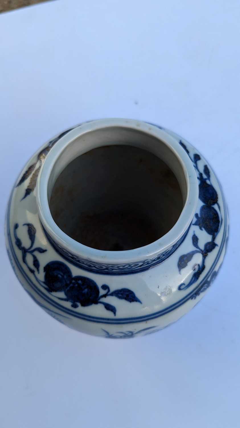 A collection of Chinese blue and white jars, - Image 33 of 46