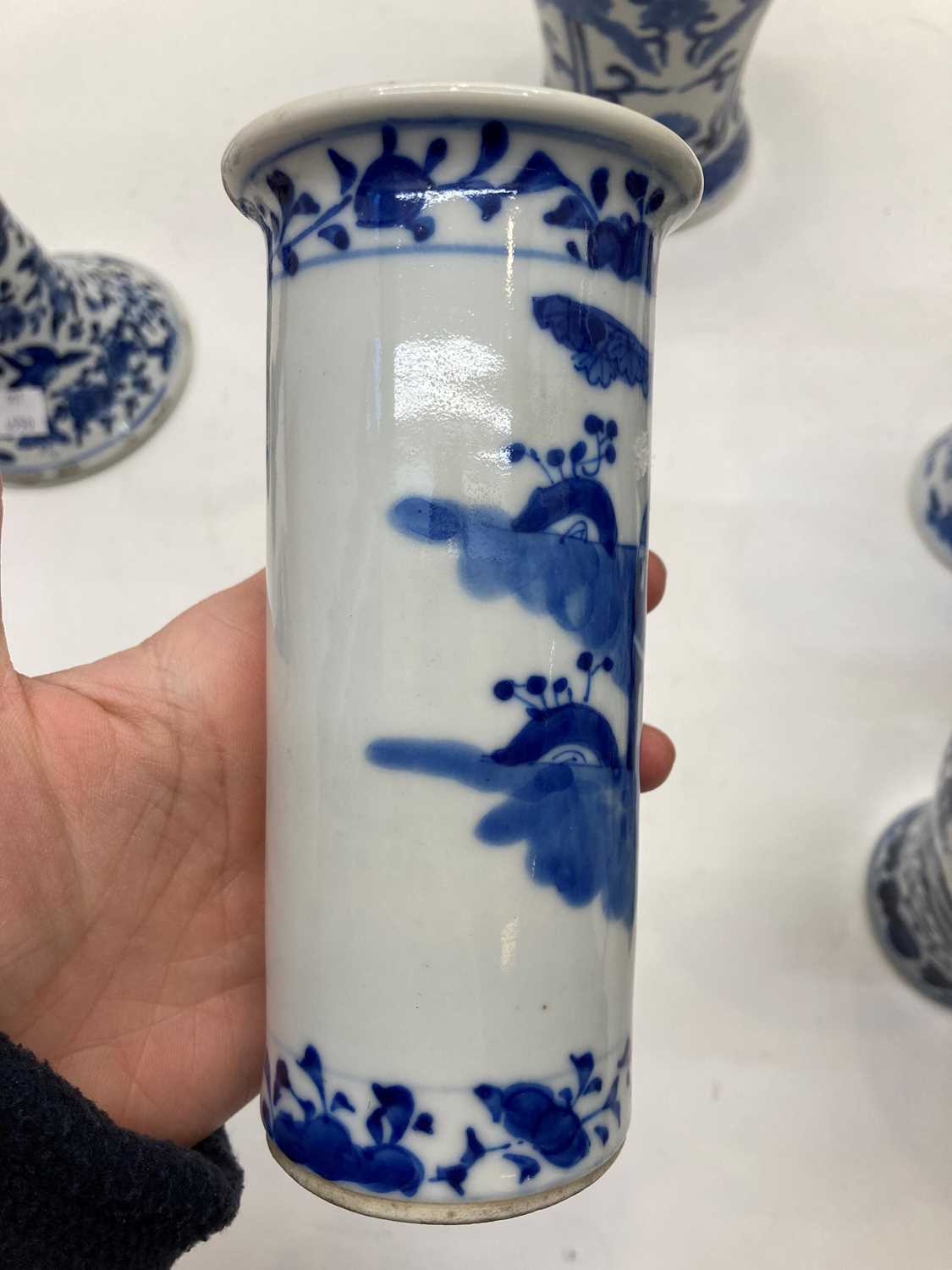 A collection of Chinese blue and white vases, - Image 44 of 47