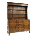 An oak dresser,