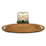 An Arthur John Seward Arts & Crafts copper tray