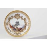 A Meissen porcelain saucer,