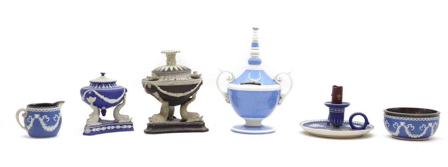 A collection of Wedgwood Jasperware porcelain