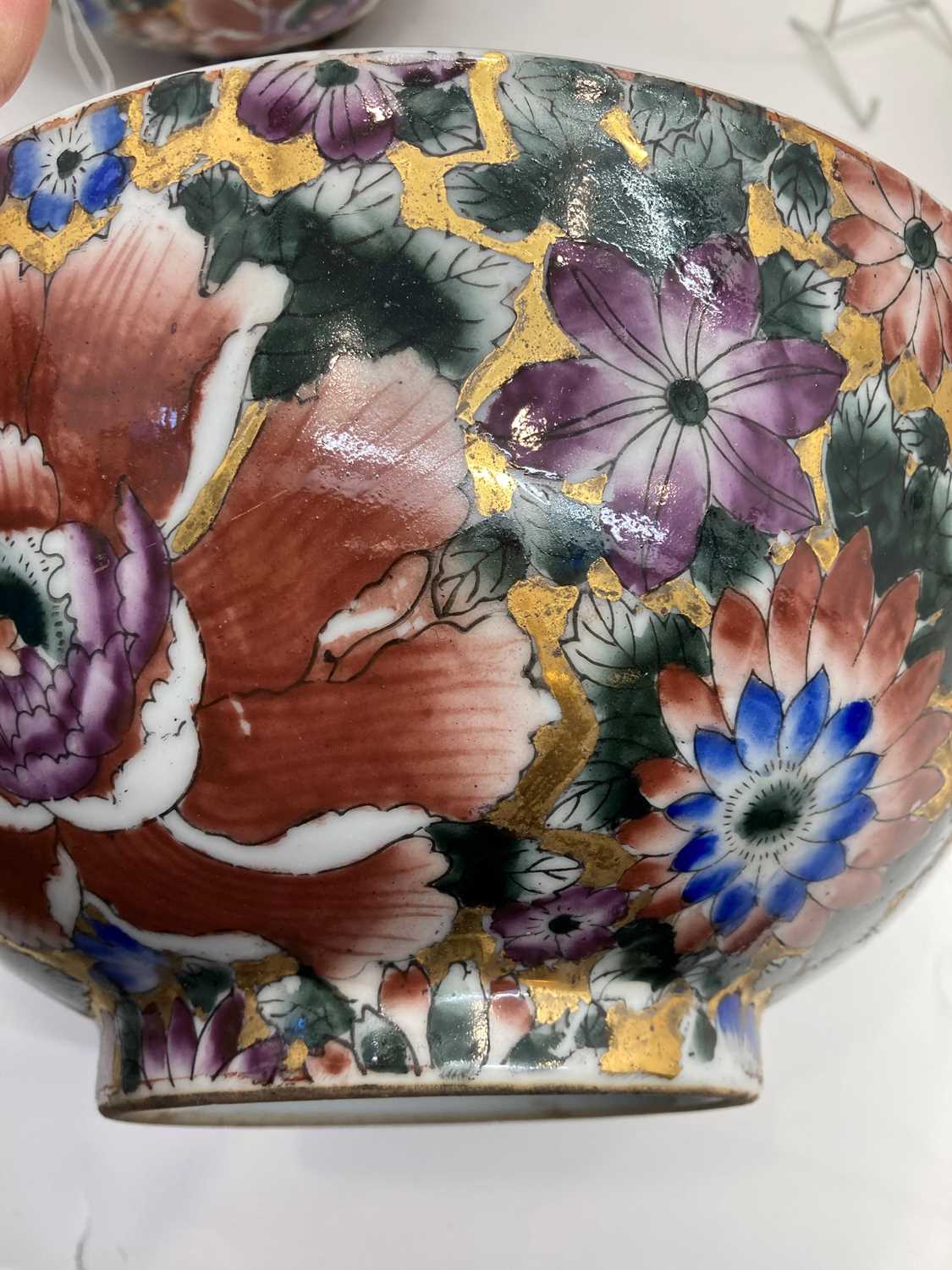 A collection of Chinese porcelain punch bowls, - Image 10 of 43