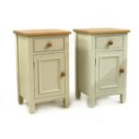 A pair of Neptune 'Chichester' painted bedside tables