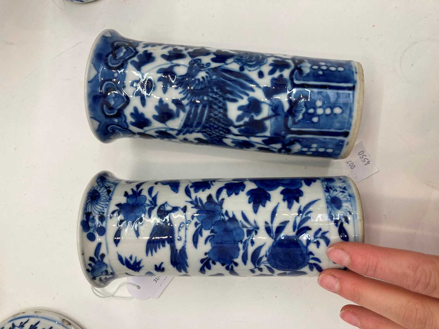 A collection of Chinese blue and white vases, - Image 11 of 47