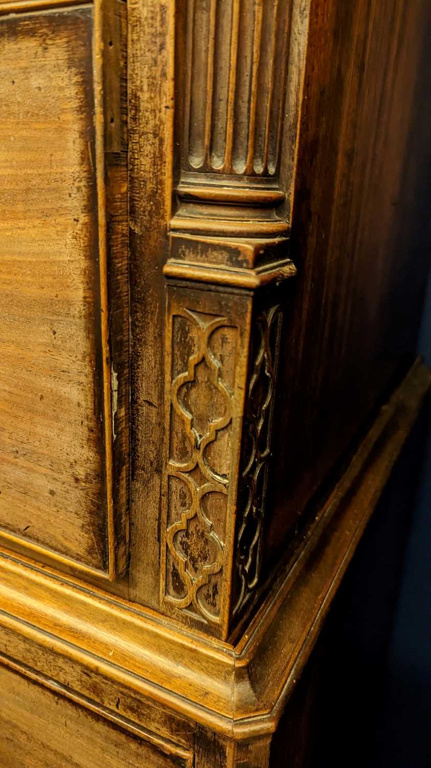 A George III mahogany chest on chest, - Image 15 of 34