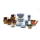 A collection of Wedgewood Jasperware items,