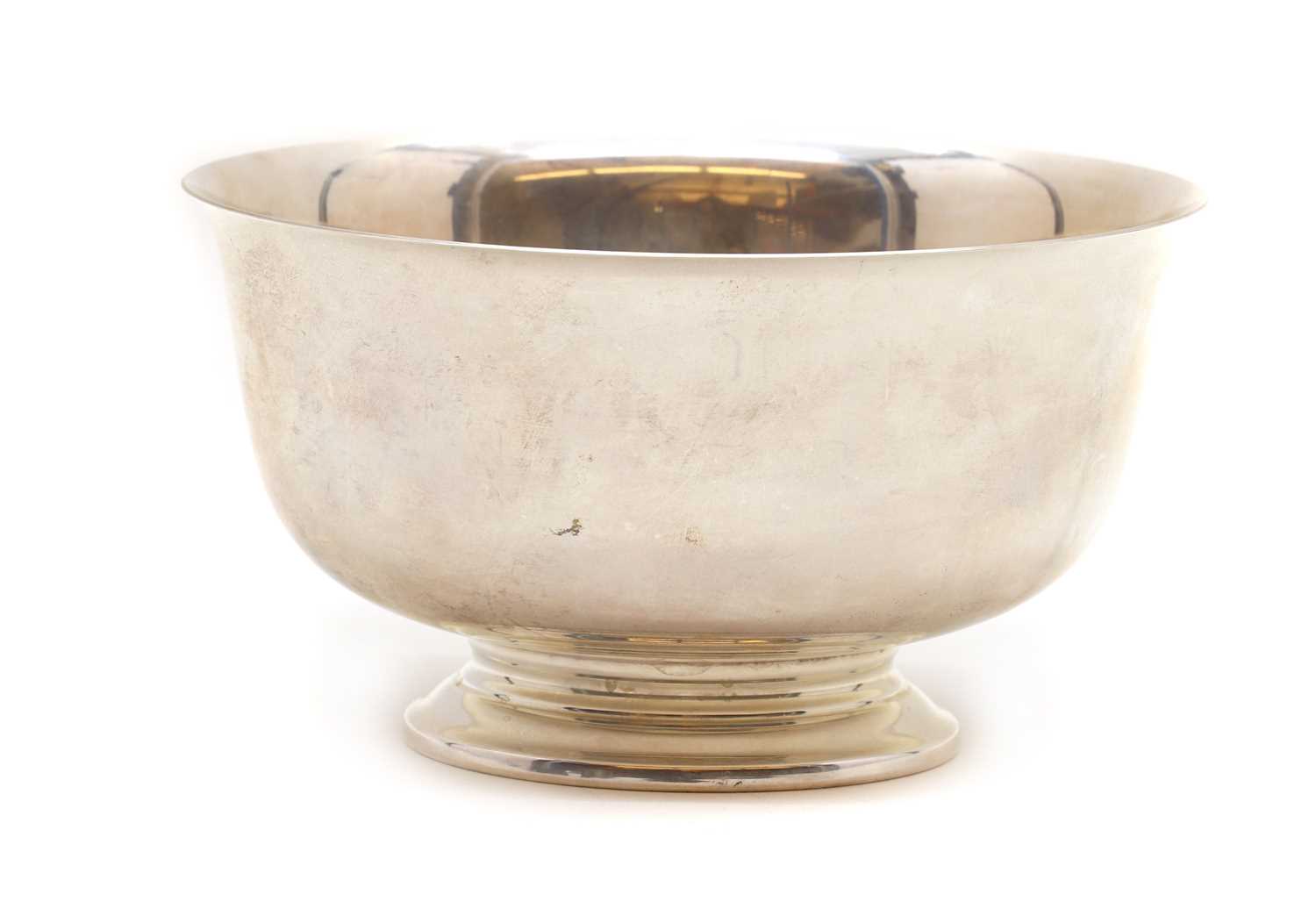 An American silver bowl, - Image 2 of 3