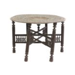 A large Benares table