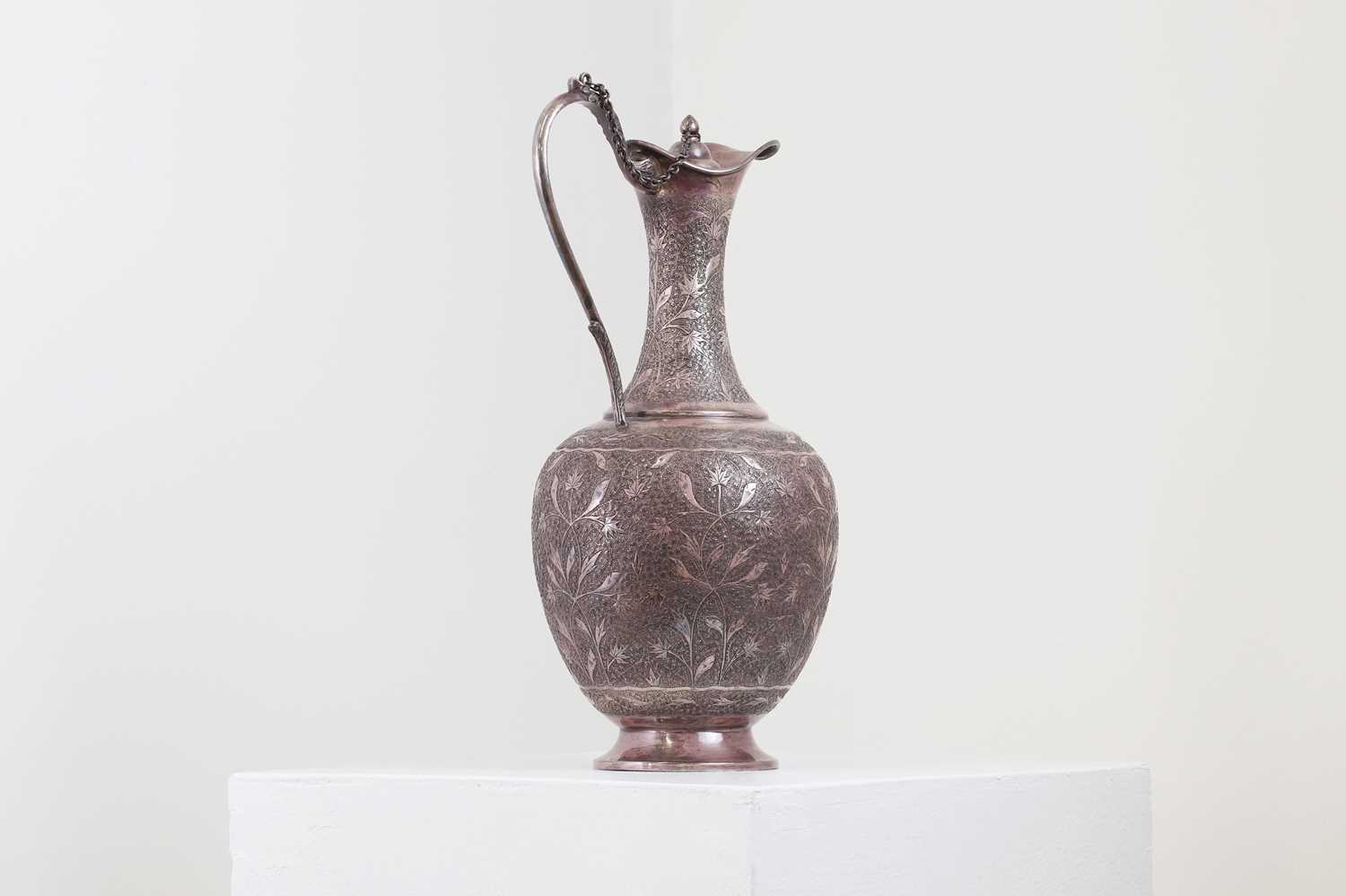 A silver ewer, - Image 2 of 11