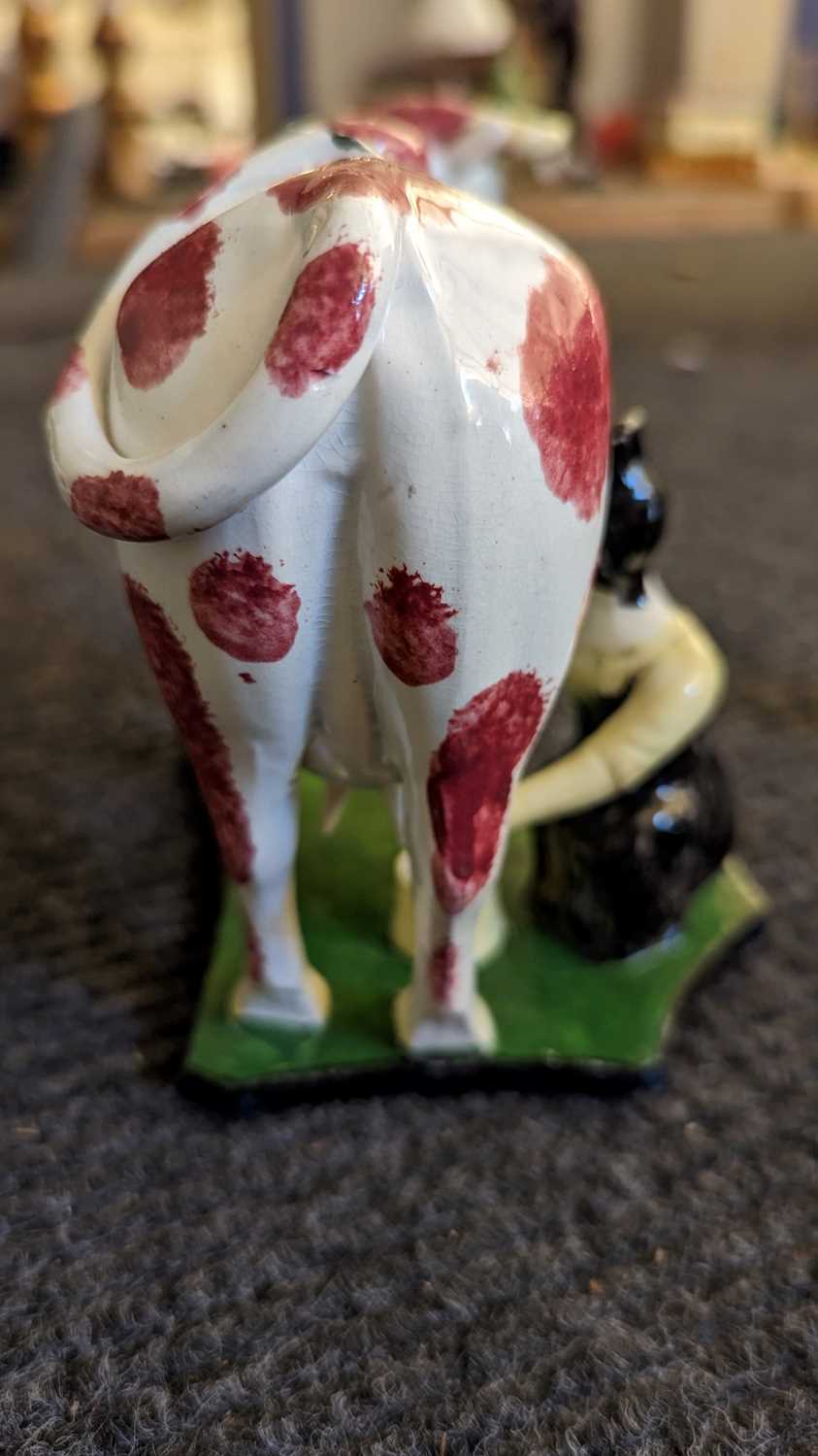 Six pottery cow creamers - Image 10 of 47