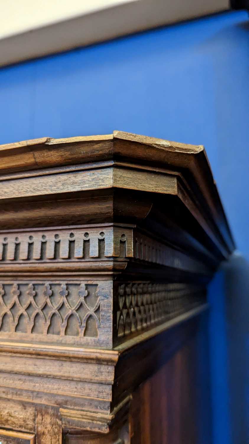 A George III mahogany chest on chest, - Image 25 of 34